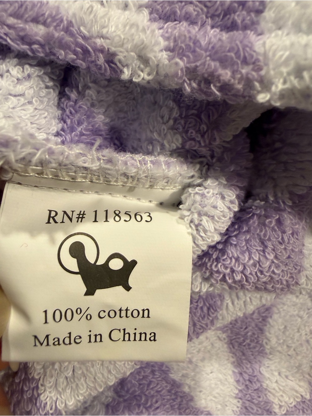 Turbie Twist Lavender and White Hair Towels Set - Picture 5 of 5